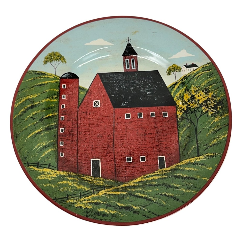 VTG Sakura Warren‎ Kimble Country Life Brandon House Salad Plate Barn Farmhouse